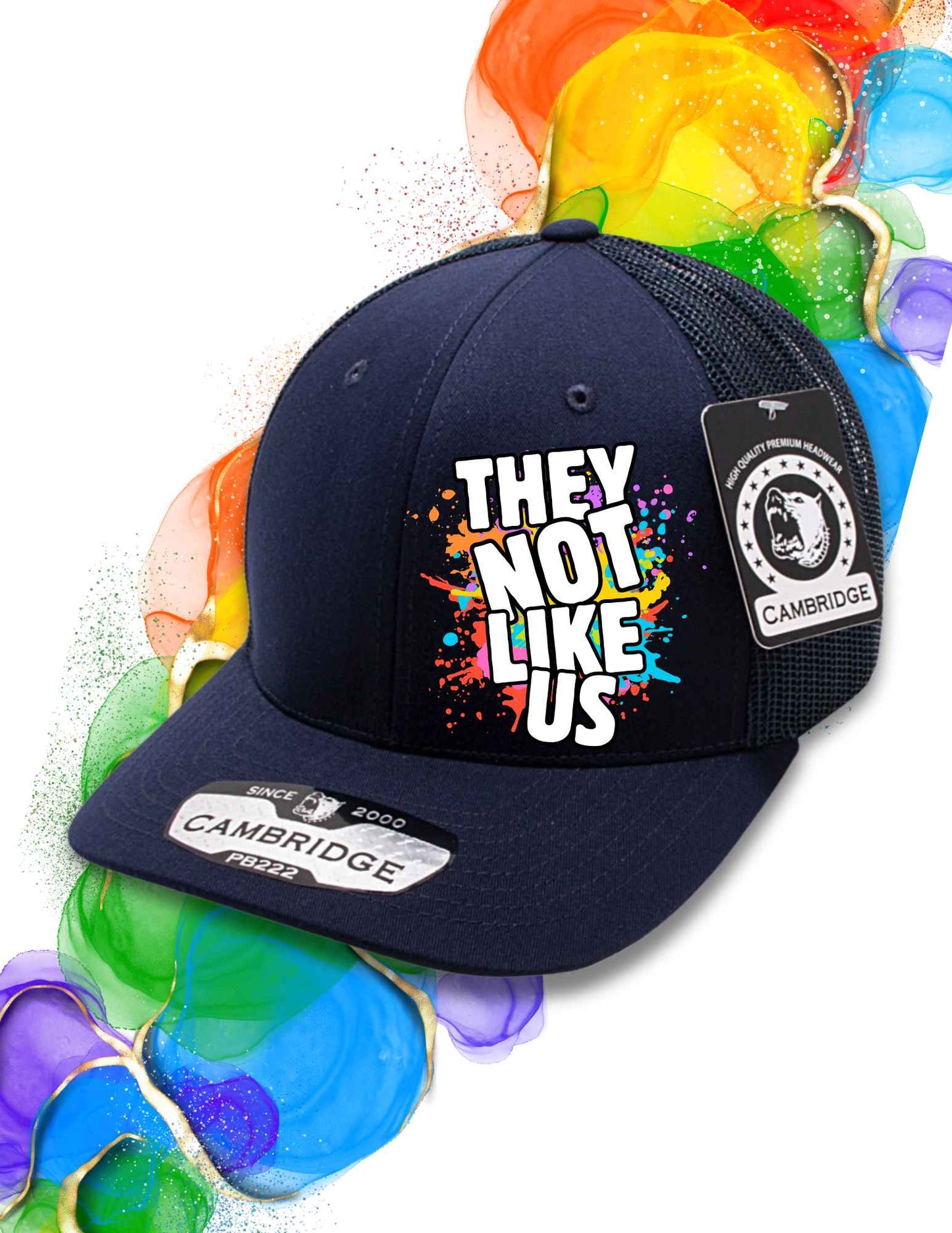 They Not Like Us Adjustable Trucker Cap Mesh Back