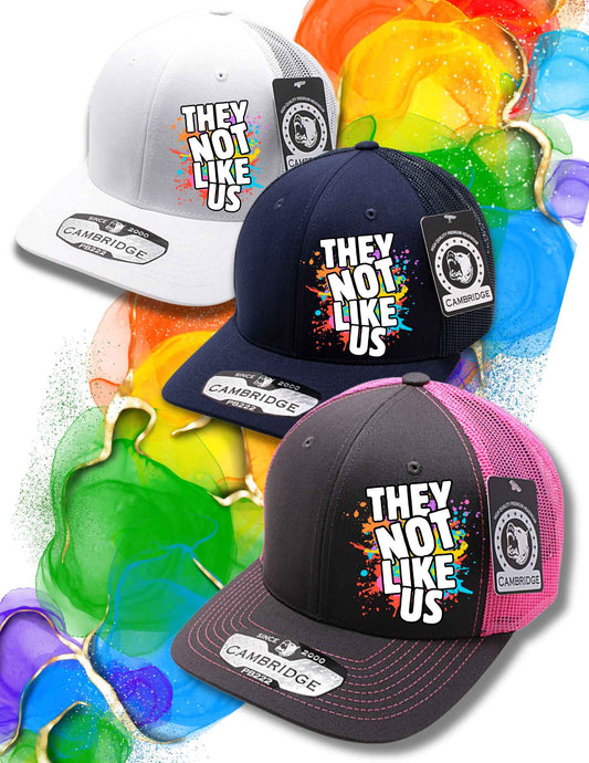 They Not Like Us Adjustable Trucker Cap Mesh Back