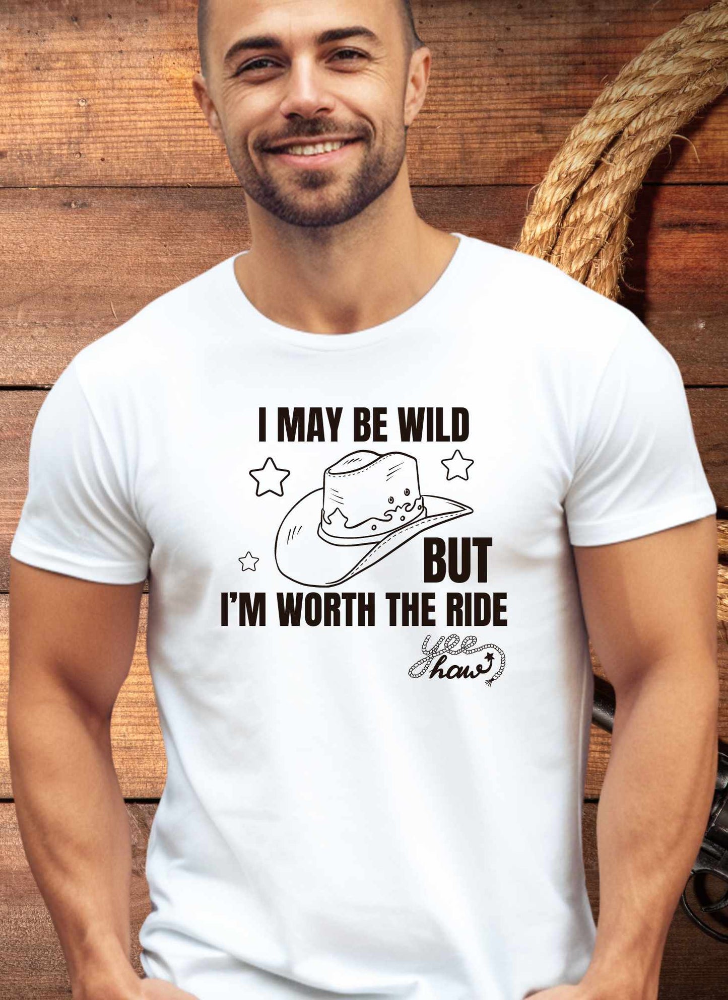 I May Be Wild Statement T-shirt Casual Cotton Summer Breathable Fabrics