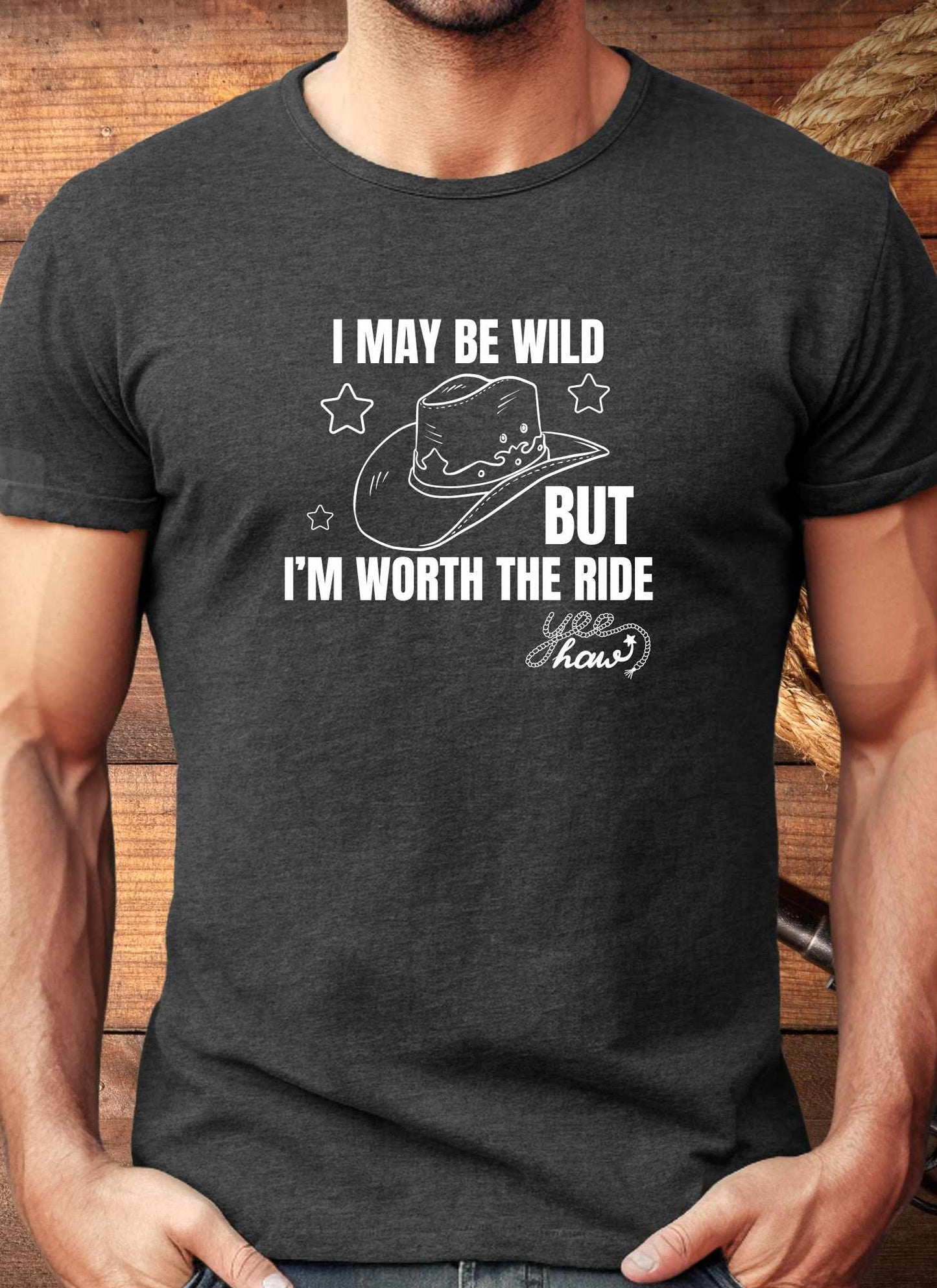 I May Be Wild Statement T-shirt Casual Cotton Summer Breathable Fabrics