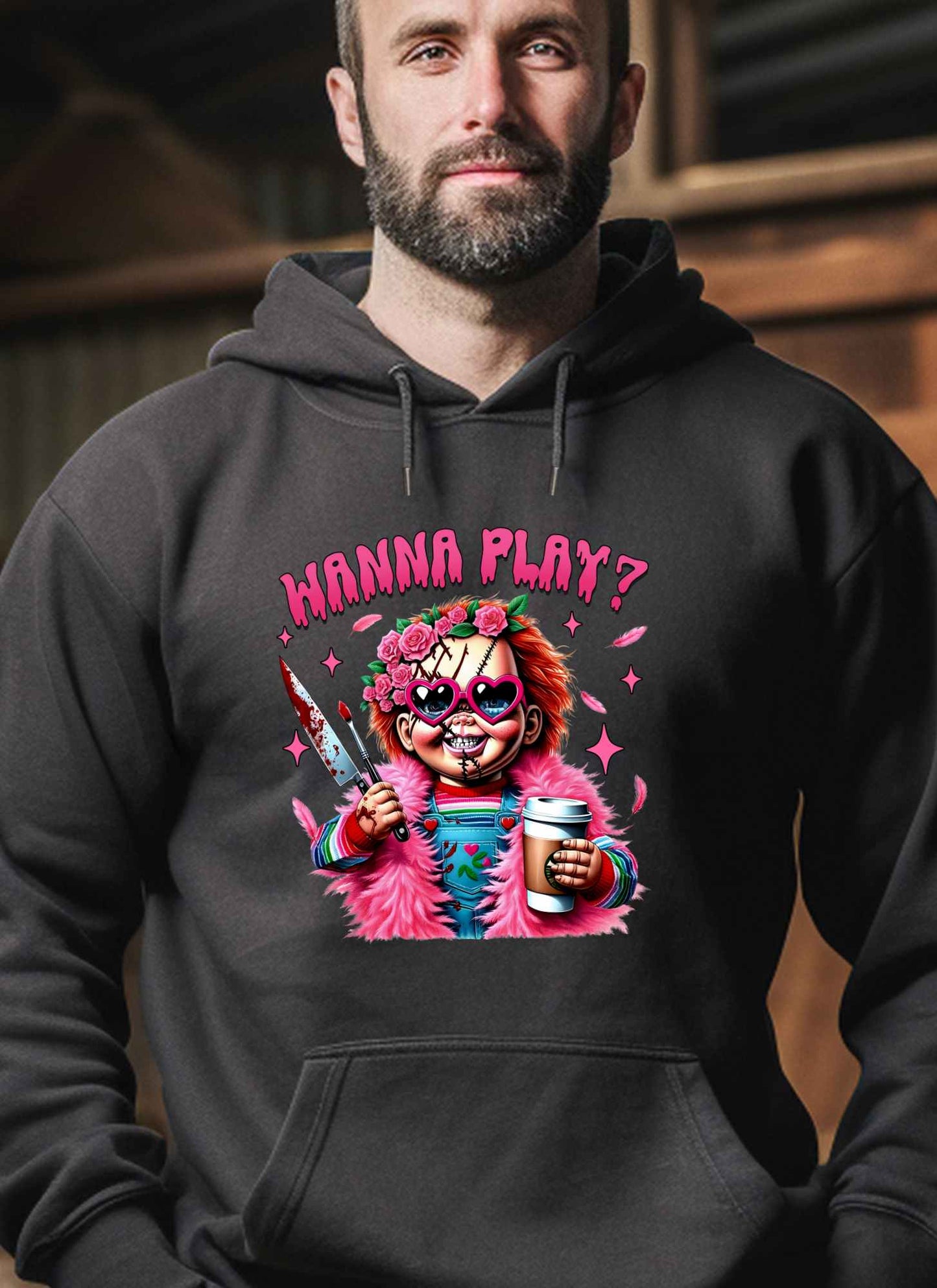 Wanna Play? Halloween Unisex T-shirt | Hoodies Casual
