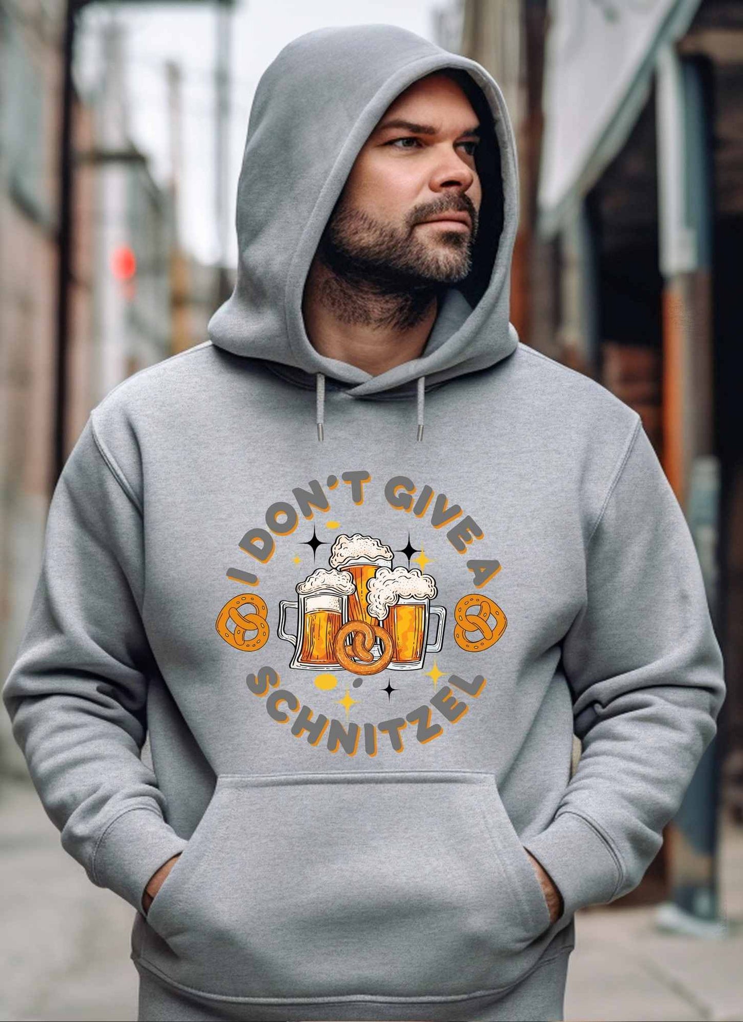 I Don't Give a Schnitzel Statement T-shirt Casual Cotton