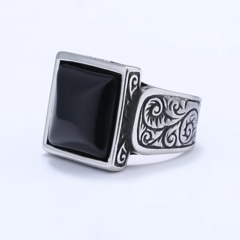 Hip-Hop Retro Rock Geometric 304 Stainless Steel Unisex Rings