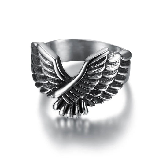 Retro Eagle Stainless Steel Men's Rings