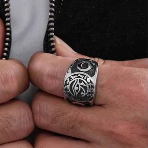Vintage Eye Signet Ring – 316 Stainless Steel