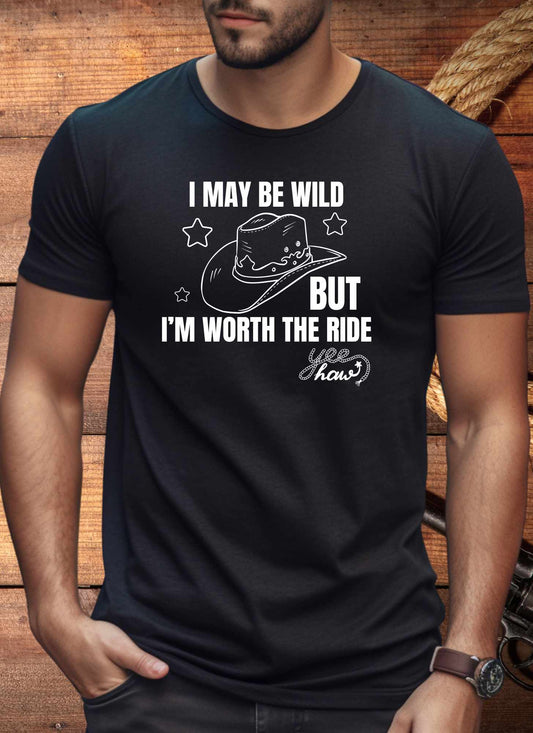 I May Be Wild Statement T-shirt Casual Cotton Summer Breathable Fabrics