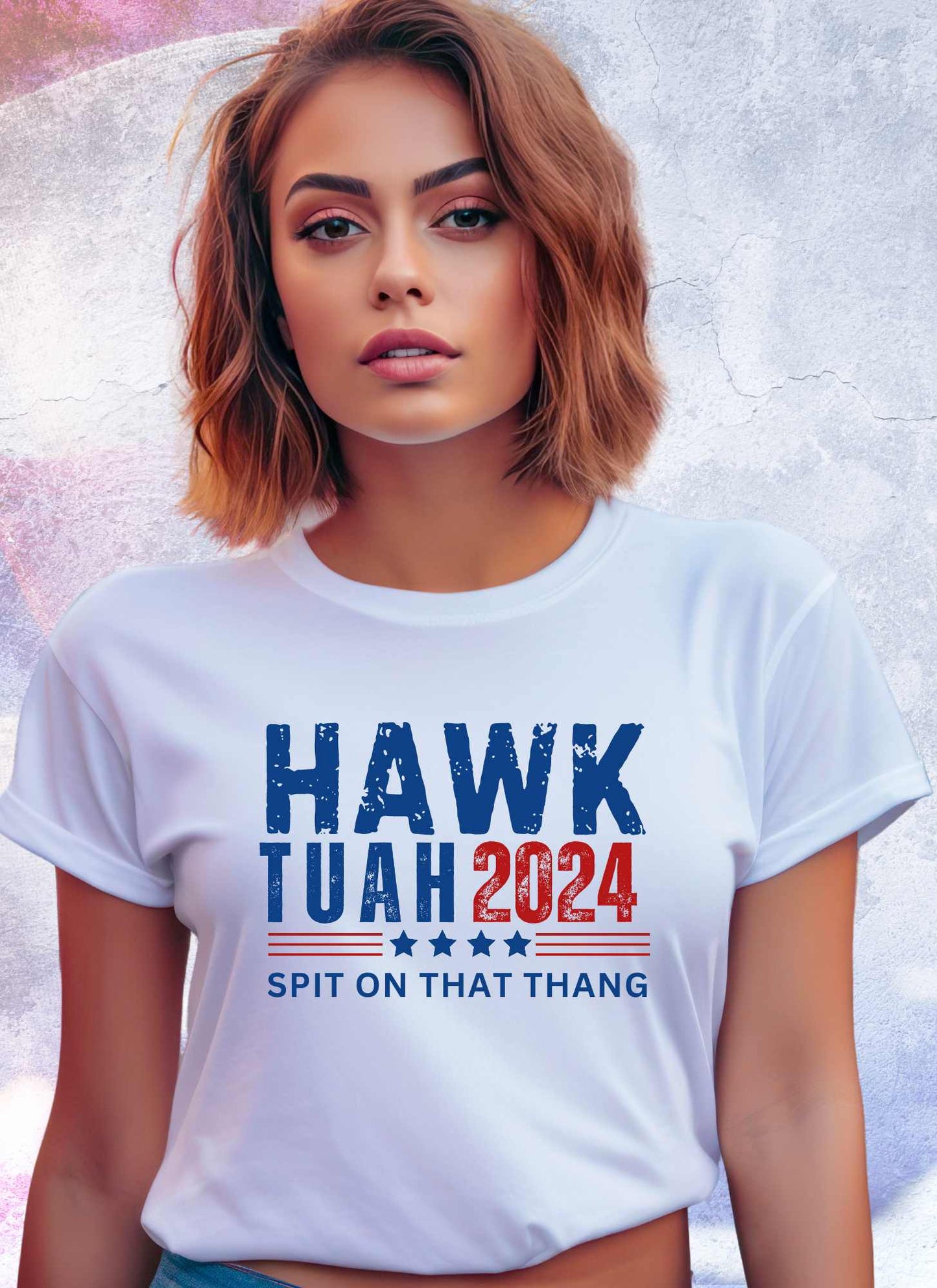 Hawk Tuah Spit on the Thang Statement T-shirt | Hoodie Casual Cotton Top Summer