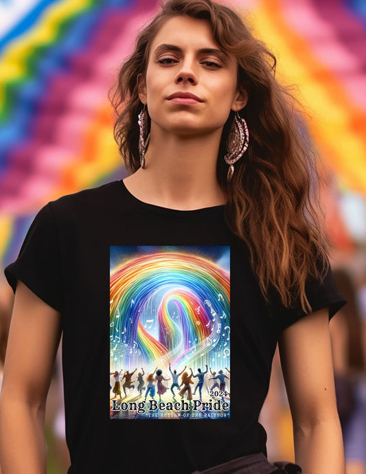 Official T-Shirt | Long Beach Pride 2024 LGBTQ+ Unisex Love Pride