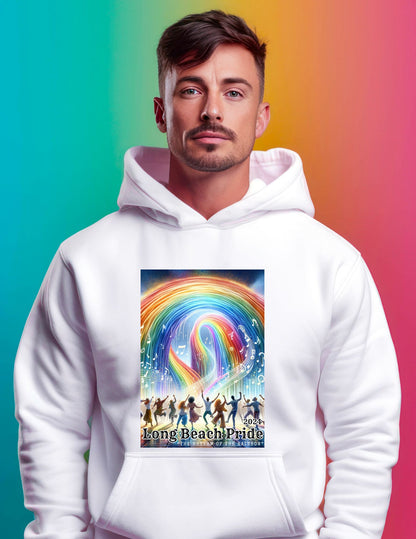 Official Hoodie | Long Beach Pride 2024 LGBTQ+ Unisex Love Pride