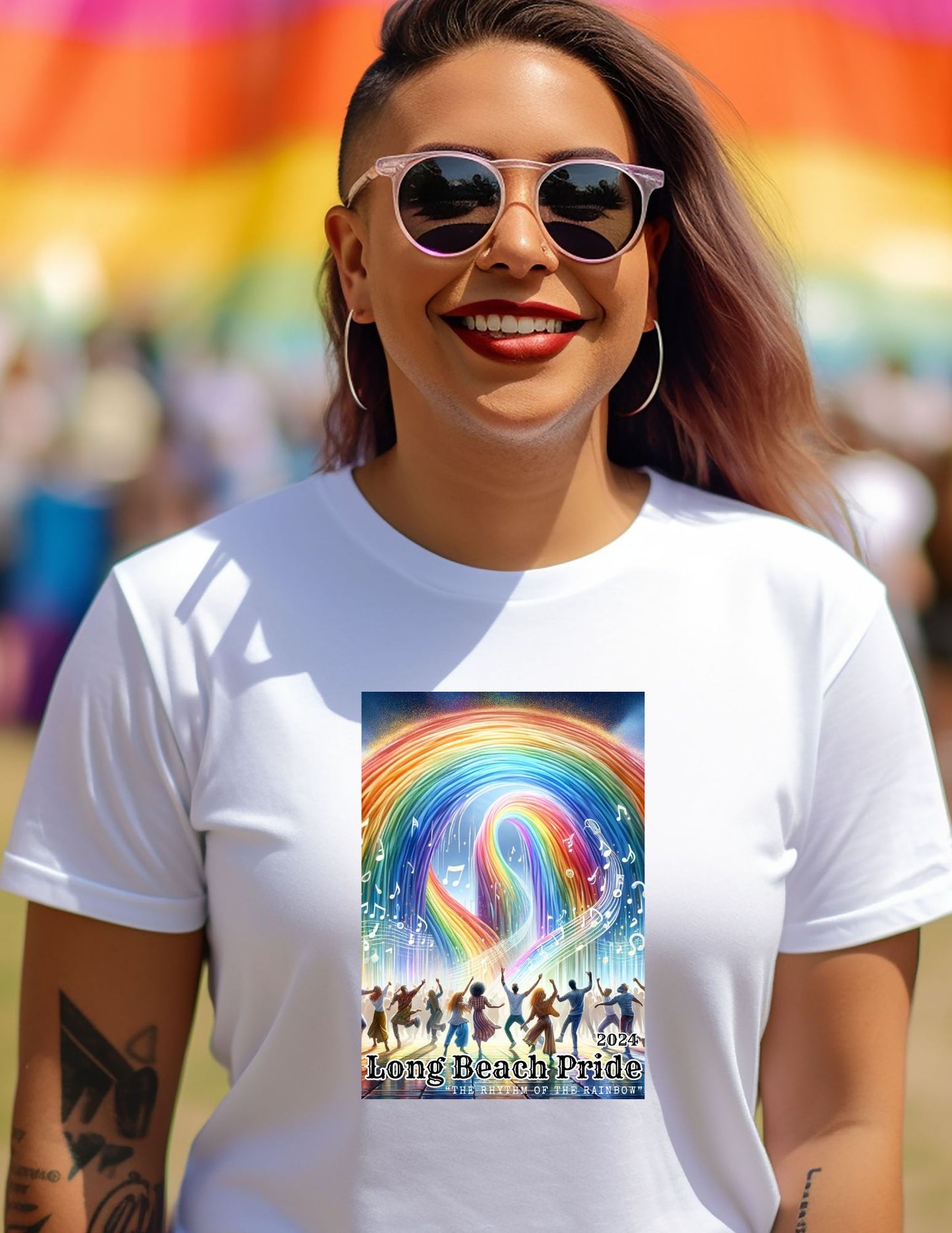 Official T-Shirt | Long Beach Pride 2024 LGBTQ+ Unisex Love Pride