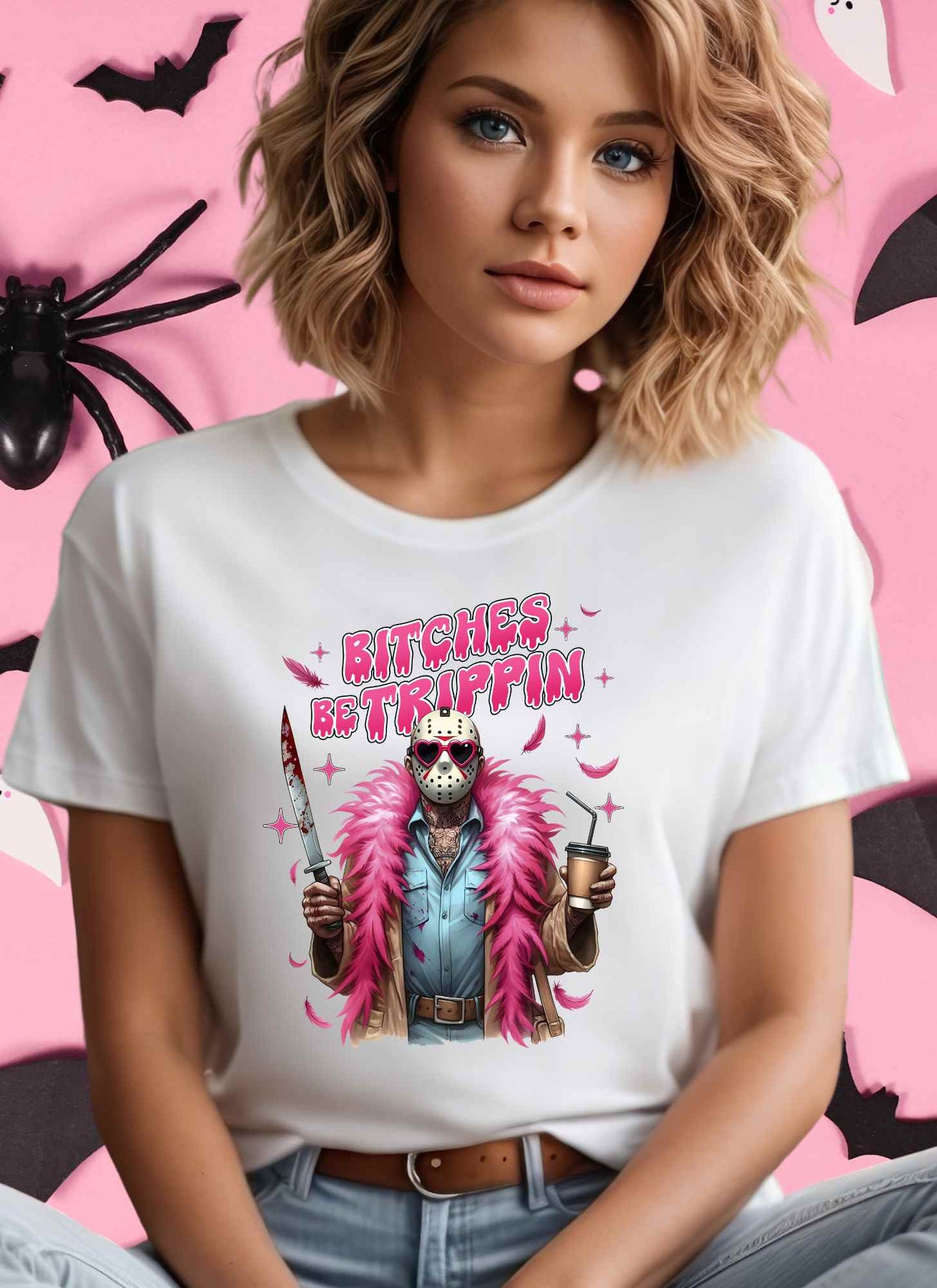 Bitches Be Trippin Halloween Unisex T-shirt | Hoodies Casual