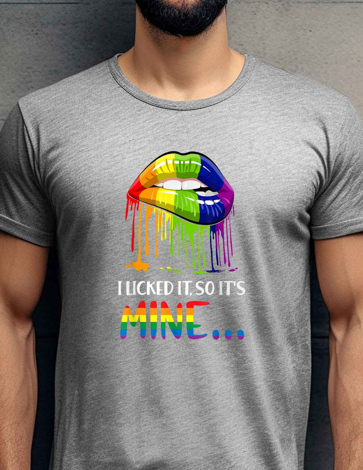 I LICKED IT, SO IT'S MINE Statement T-shirt Casual Cotton Top Summer Breathable Fabrics