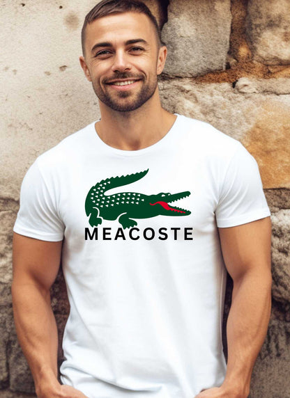 MEACOSTE Statement T-shirt Casual Cotton Top Summer