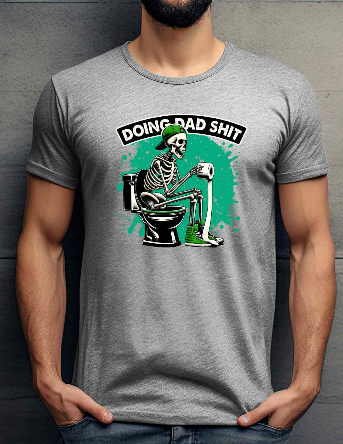 Doing Dad Shit Statement T-shirt Casual Cotton Top Summer Breathable Fabrics