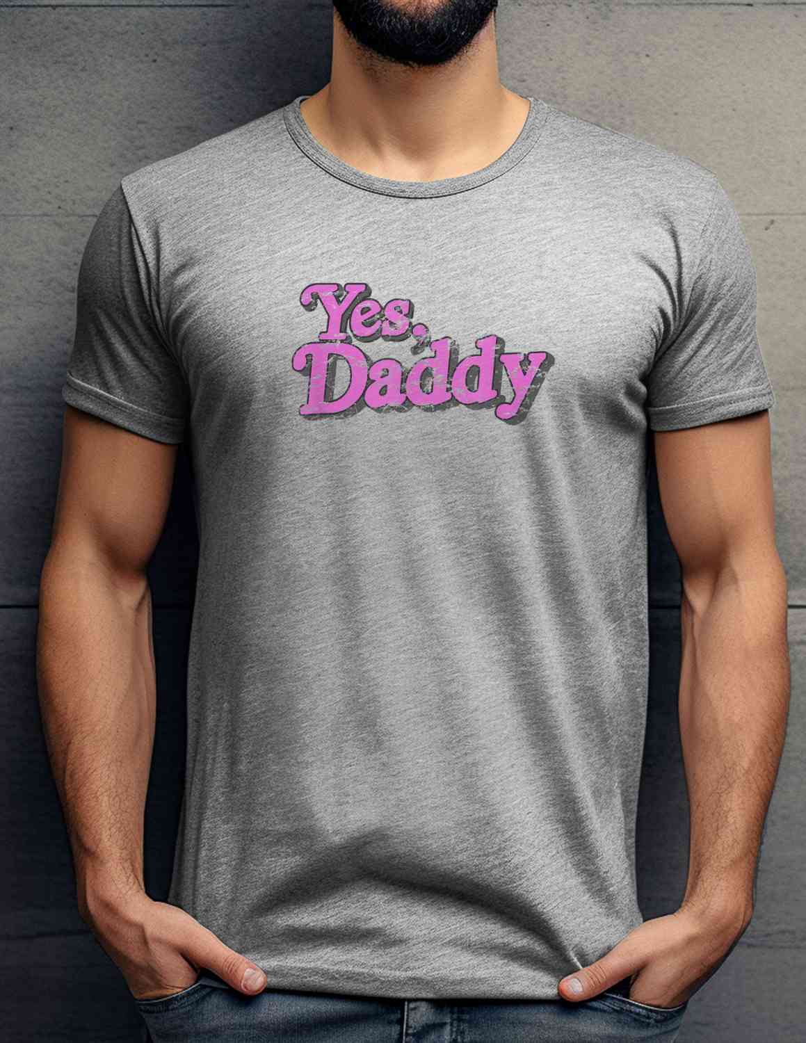 Yes. Daddy Statement T-shirt Casual Cotton Top Summer Basic Breathable Fabrics