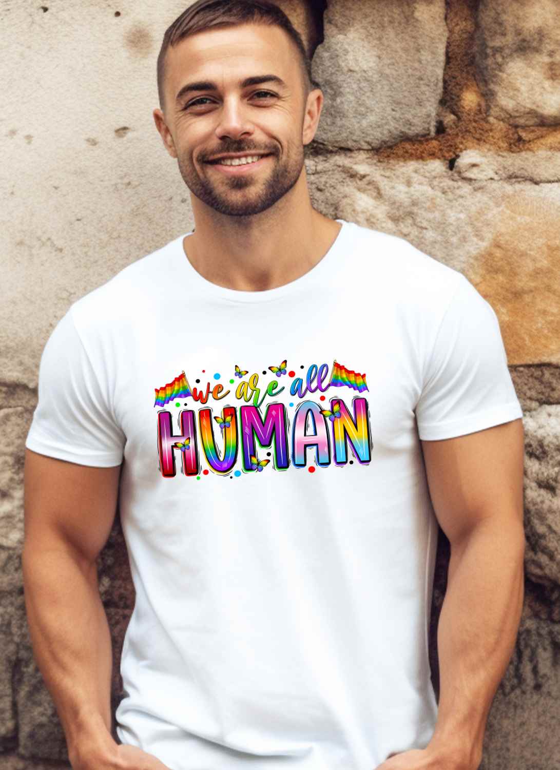 We Are All Human T-Shirt / Hoodies Unisex LGBTQ+