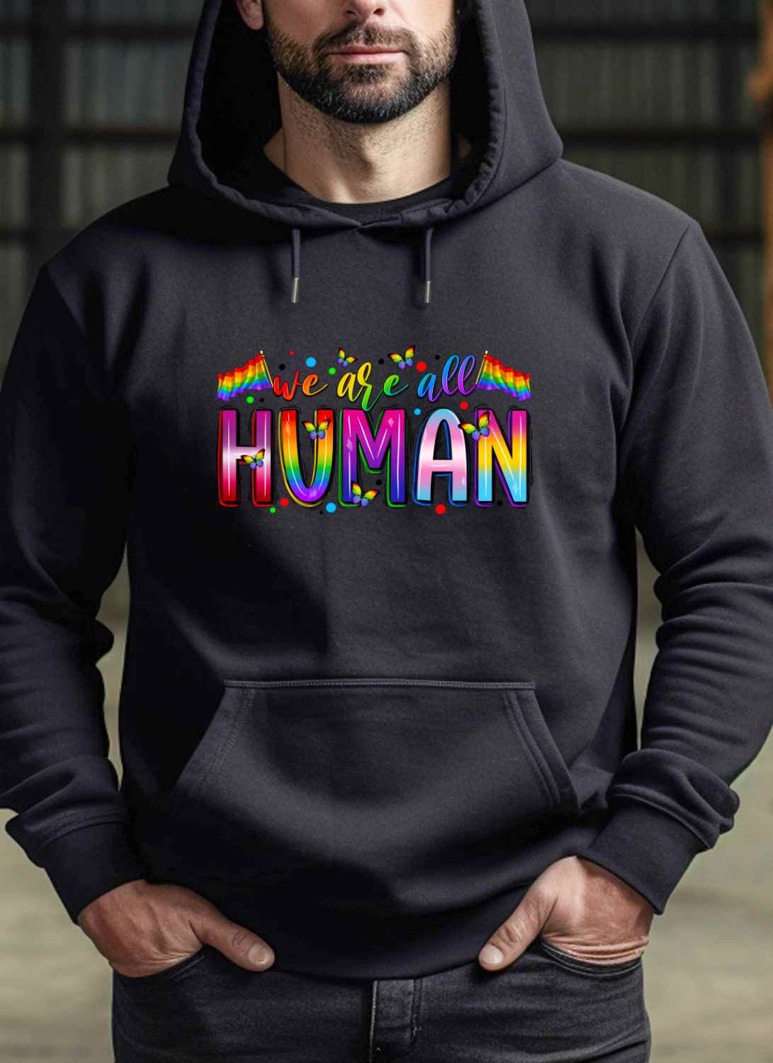 We Are All Human T-Shirt / Hoodies Unisex LGBTQ+