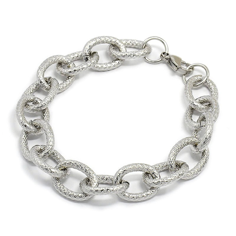 Tarnish Resistant Fashionable 304 Stainless Steel Reticular Grain Cable