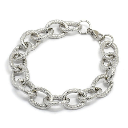 Tarnish Resistant Fashionable 304 Stainless Steel Reticular Grain Cable