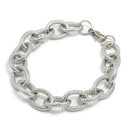 Tarnish Resistant Fashionable 304 Stainless Steel Reticular Grain Cable