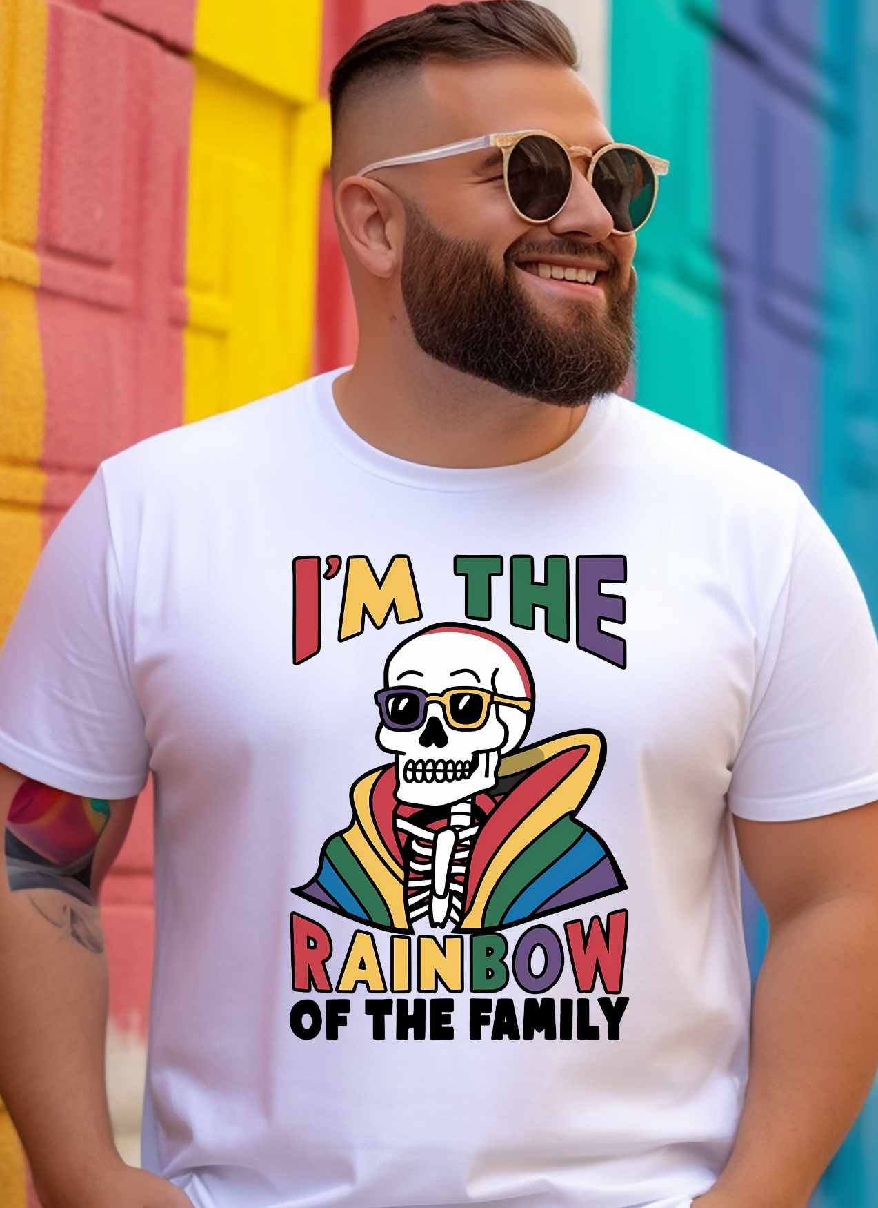 Peace Love Pride Straight against Hate LGBTQ+ Halloween EDITION Statement T-shirt Summer