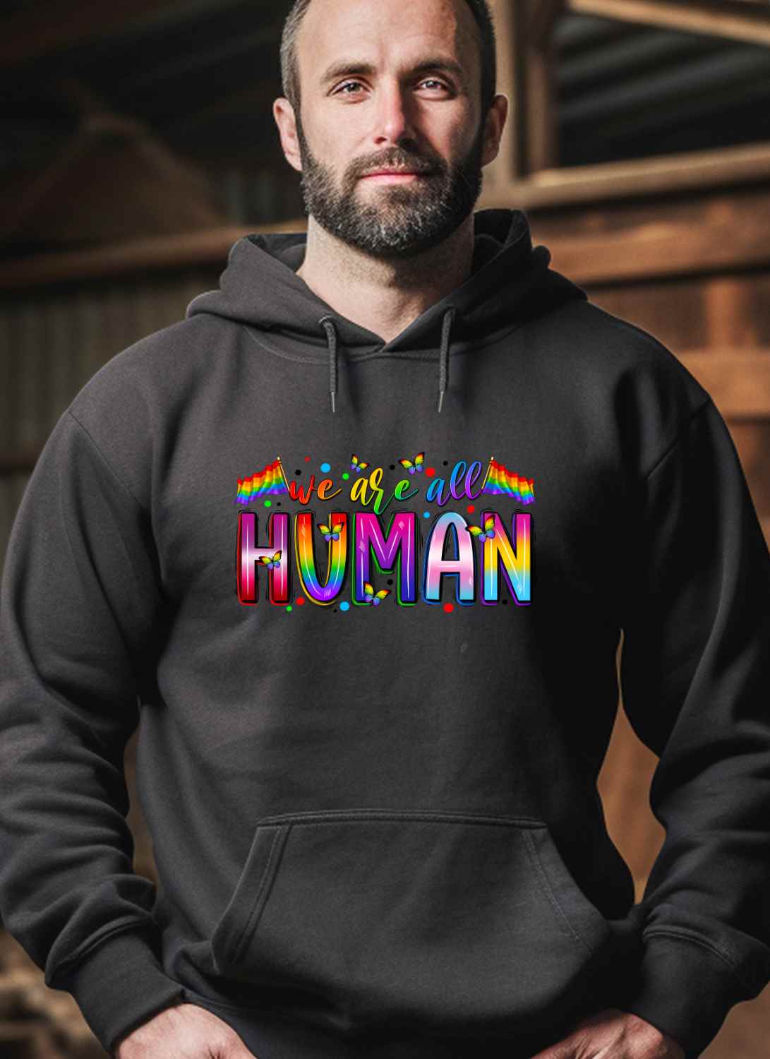 We Are All Human T-Shirt / Hoodies Unisex LGBTQ+