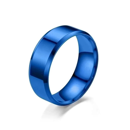 Men’s Classic Stainless Steel Ring – Multiple Colors, Durable & Stylish