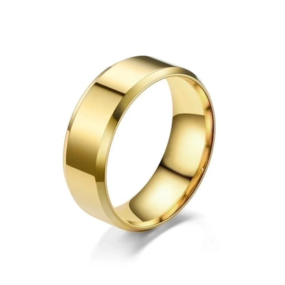 Men’s Classic Stainless Steel Ring – Multiple Colors, Durable & Stylish