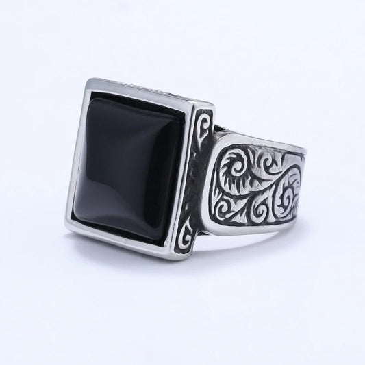 Hip-Hop Retro Rock Geometric 304 Stainless Steel Unisex Rings