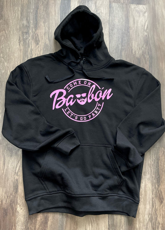 Let go Party Barbon Pullover Hoodie, Pink