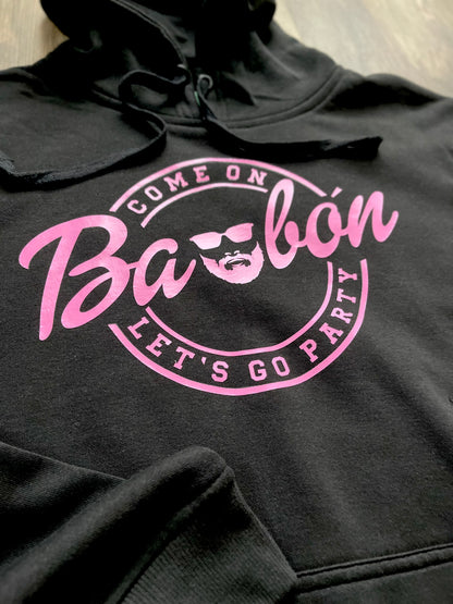 Let go Party Barbon Pullover Hoodie, Pink