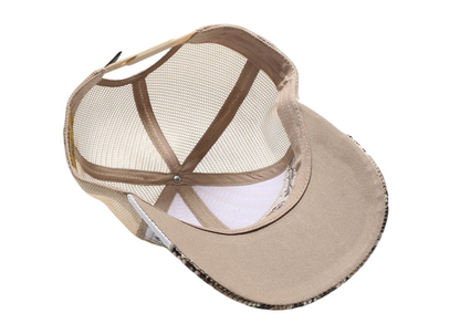 STRAW HAT TX MAP NATURE/KHAKI