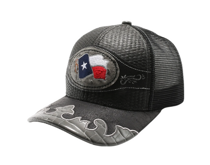 STRAW HAT TX FLAG BLACK/BLACK