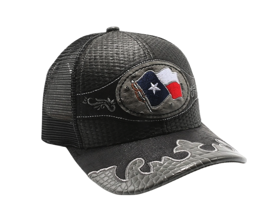 STRAW HAT TX FLAG BLACK/BLACK