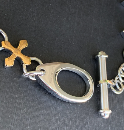 Steel Gold IP two color Toggle