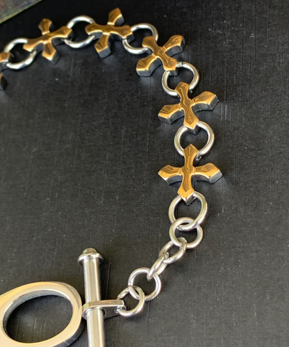 Steel Gold IP two color Toggle