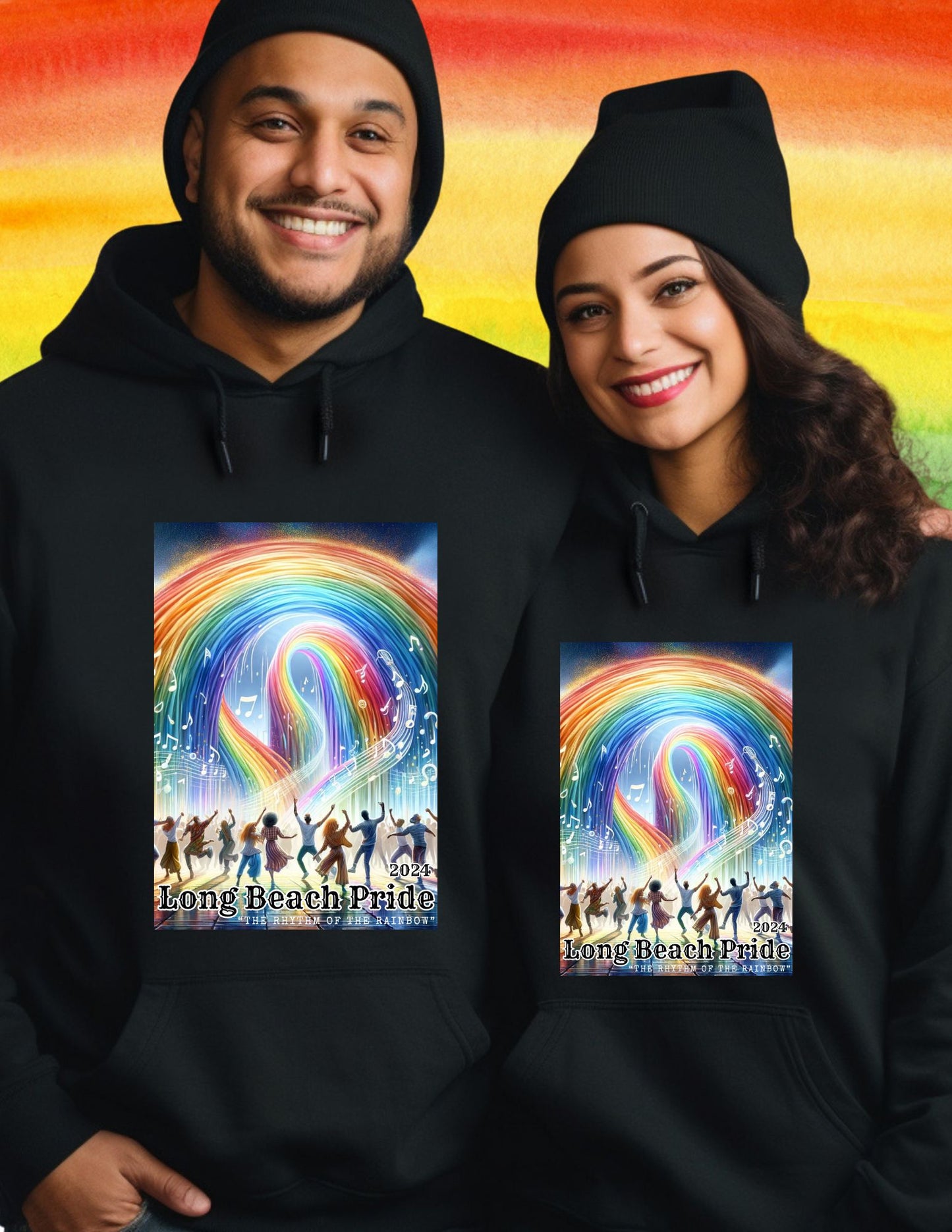 Official Hoodie | Long Beach Pride 2024 LGBTQ+ Unisex Love Pride