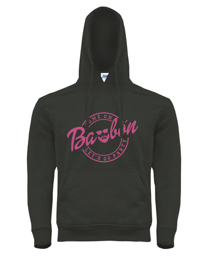 Let go Party Barbon Pullover Hoodie, Pink